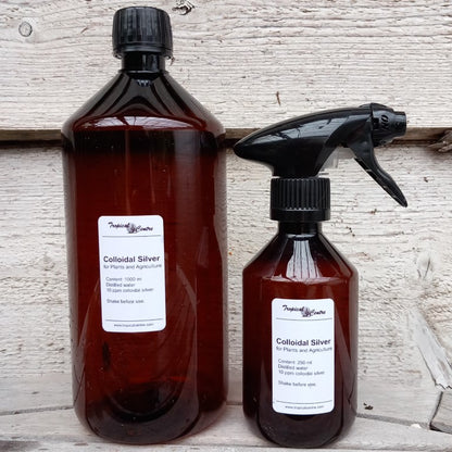 Colloidal Silver combi: 1000 ml + 250 ml spray cap, 10 ppm